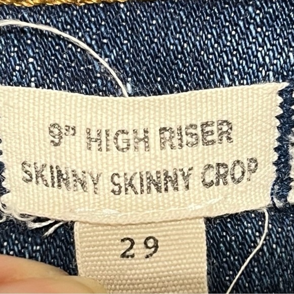 Madewell 9” High Rise Skinny Distressed Jeans Size 29 - Picture 9 of 10
